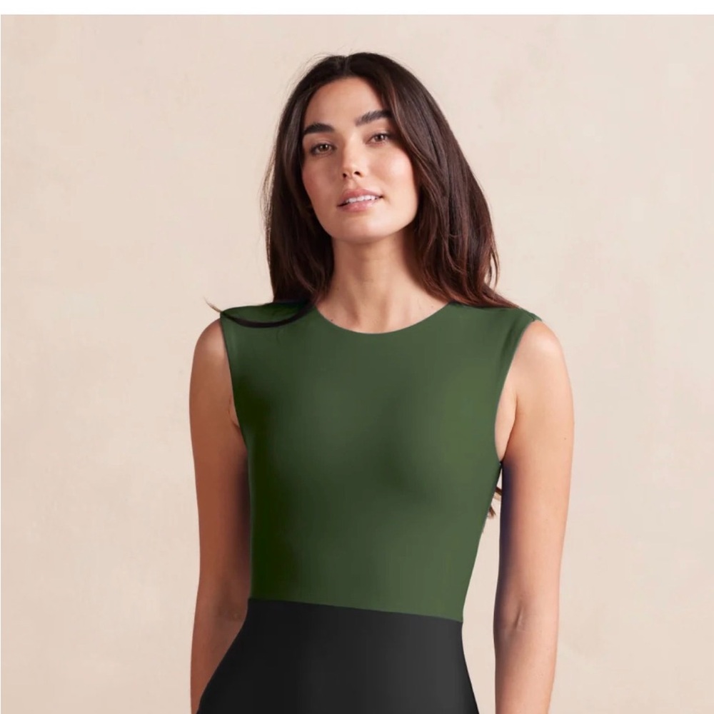 Summersalt Green and Black One Piece Swimsuit